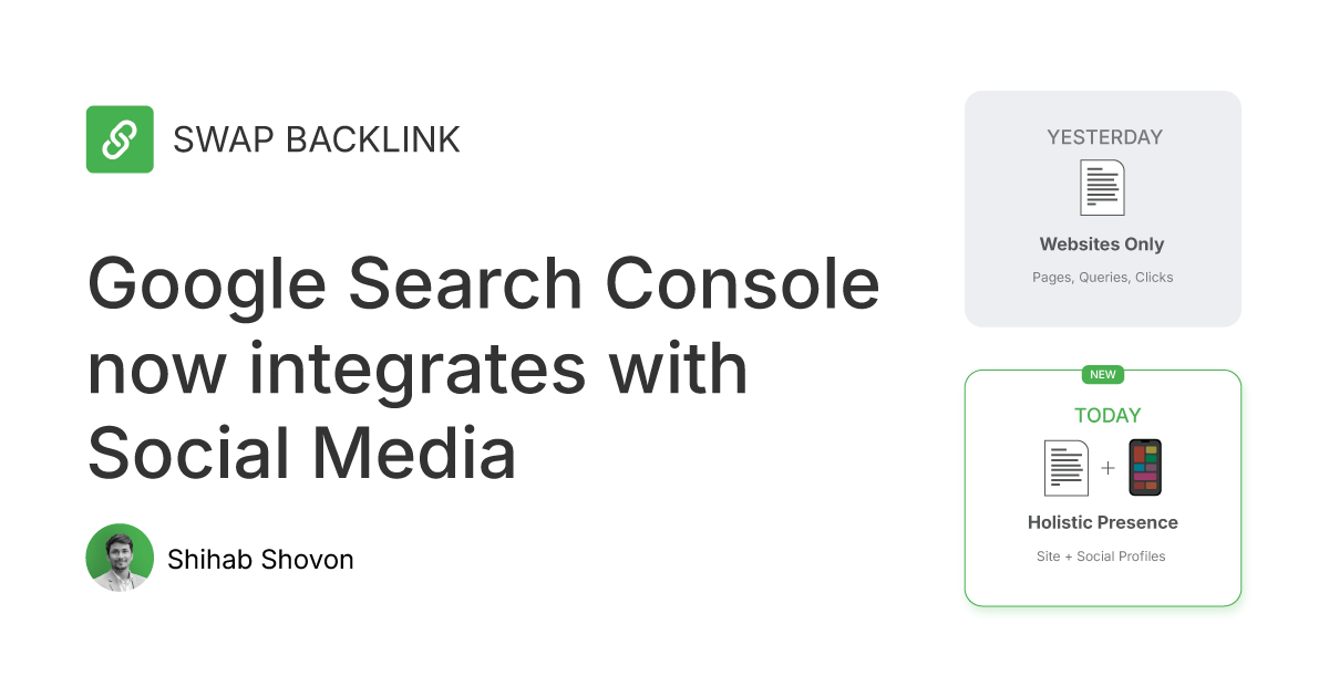 Google Search Console now integrates Social Media